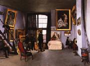 Frederic Bazille Bazille's Studio 9 rue de la Condamine oil on canvas